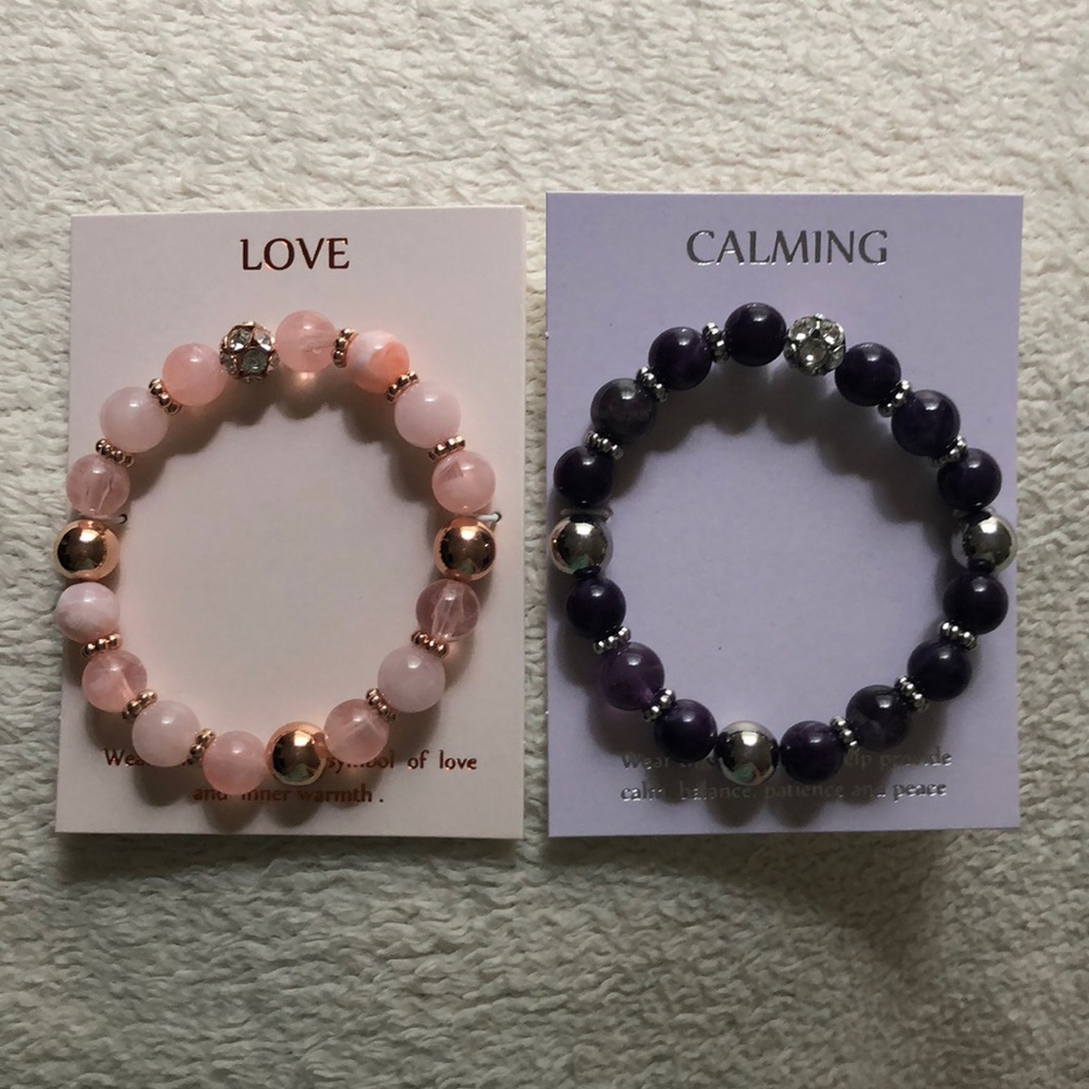 Pink and Purple Bracelets - Make Great Gifts!
